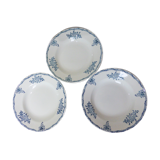 4 vintage soup plates from St Amand