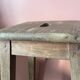 High wooden stool