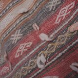 Vintage Turkish rug from Oushak, hand-woven 54x703 cm