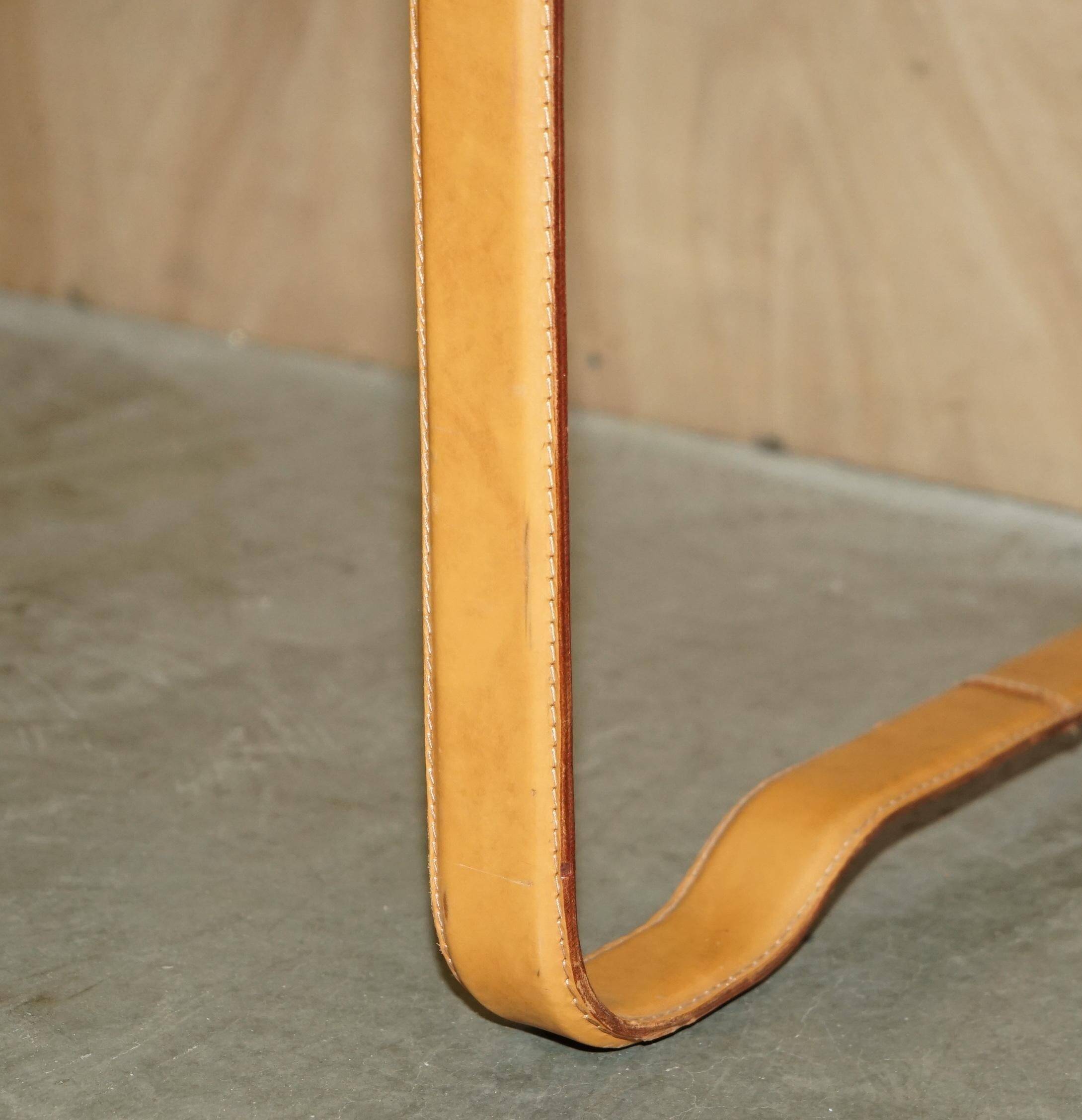 Desk signed by Ralph Lauren in leather and maple.