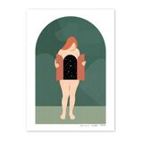 The opening, art print 13x18 cm, numbered and signed, green version