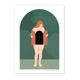 The opening, art print 13x18 cm, numbered and signed, green version