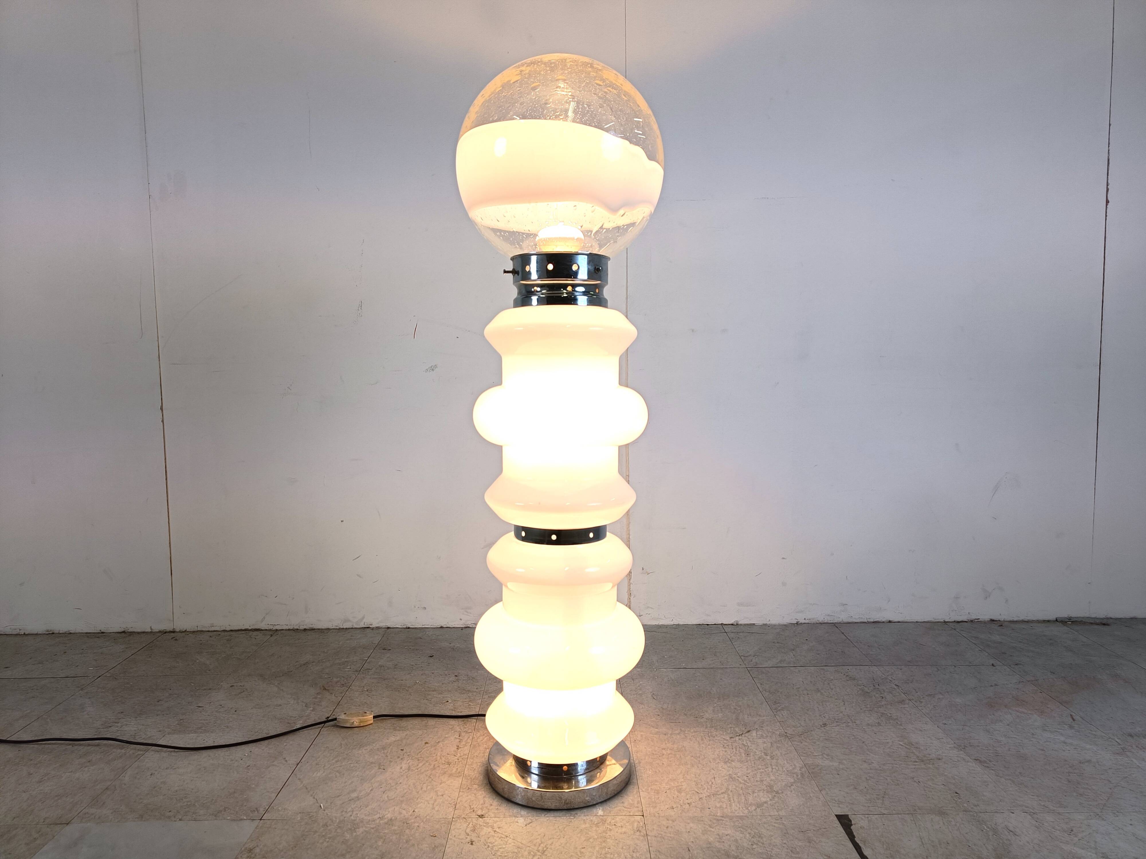 Lampadaire vintage de Mazzega, 1960