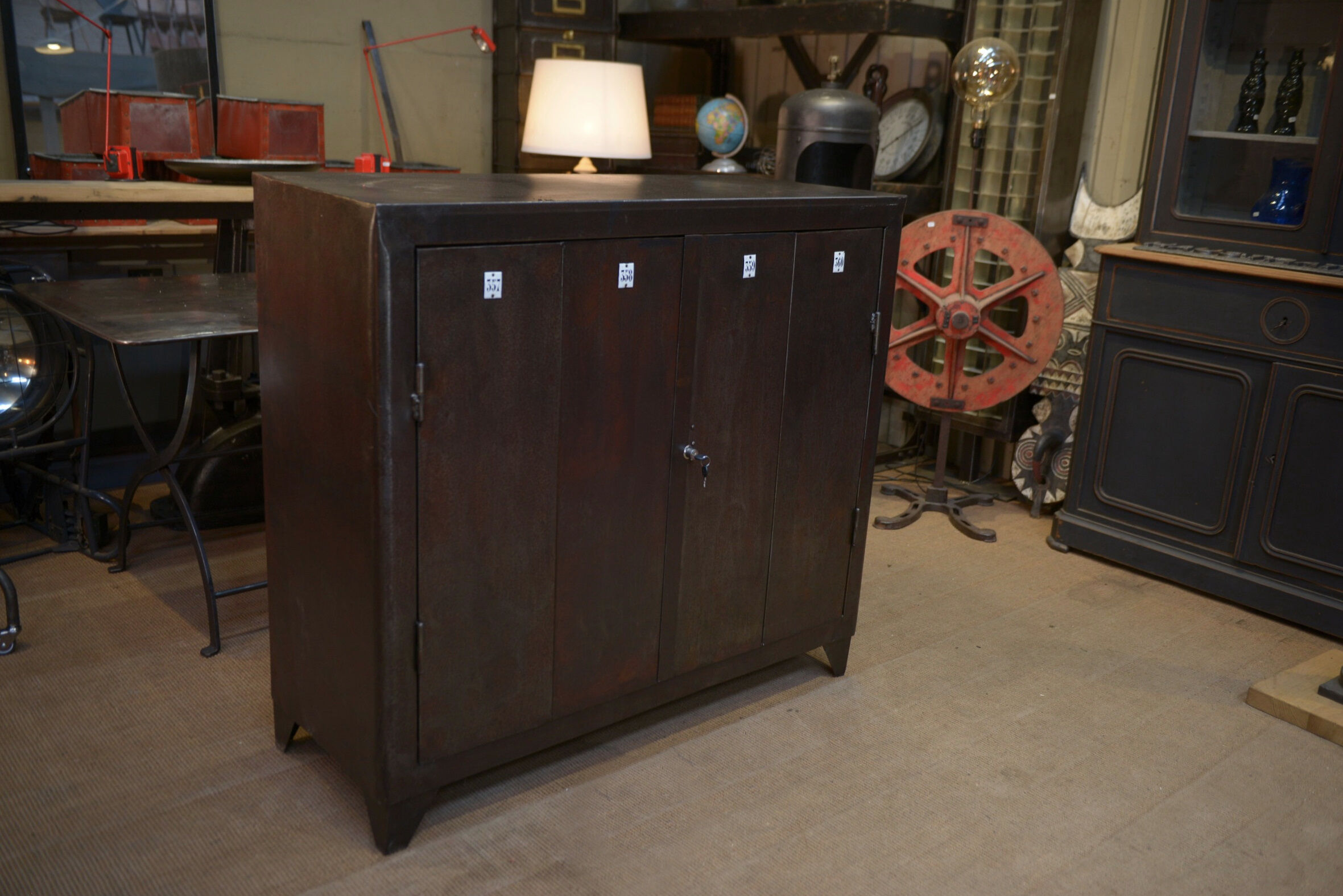 Industrial metal sideboard furniture 1950