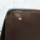 Sedie in cuoio Cab 413 di Mario Bellini per Cassina 1977