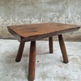 Vintage coffee table brutalist design Paris