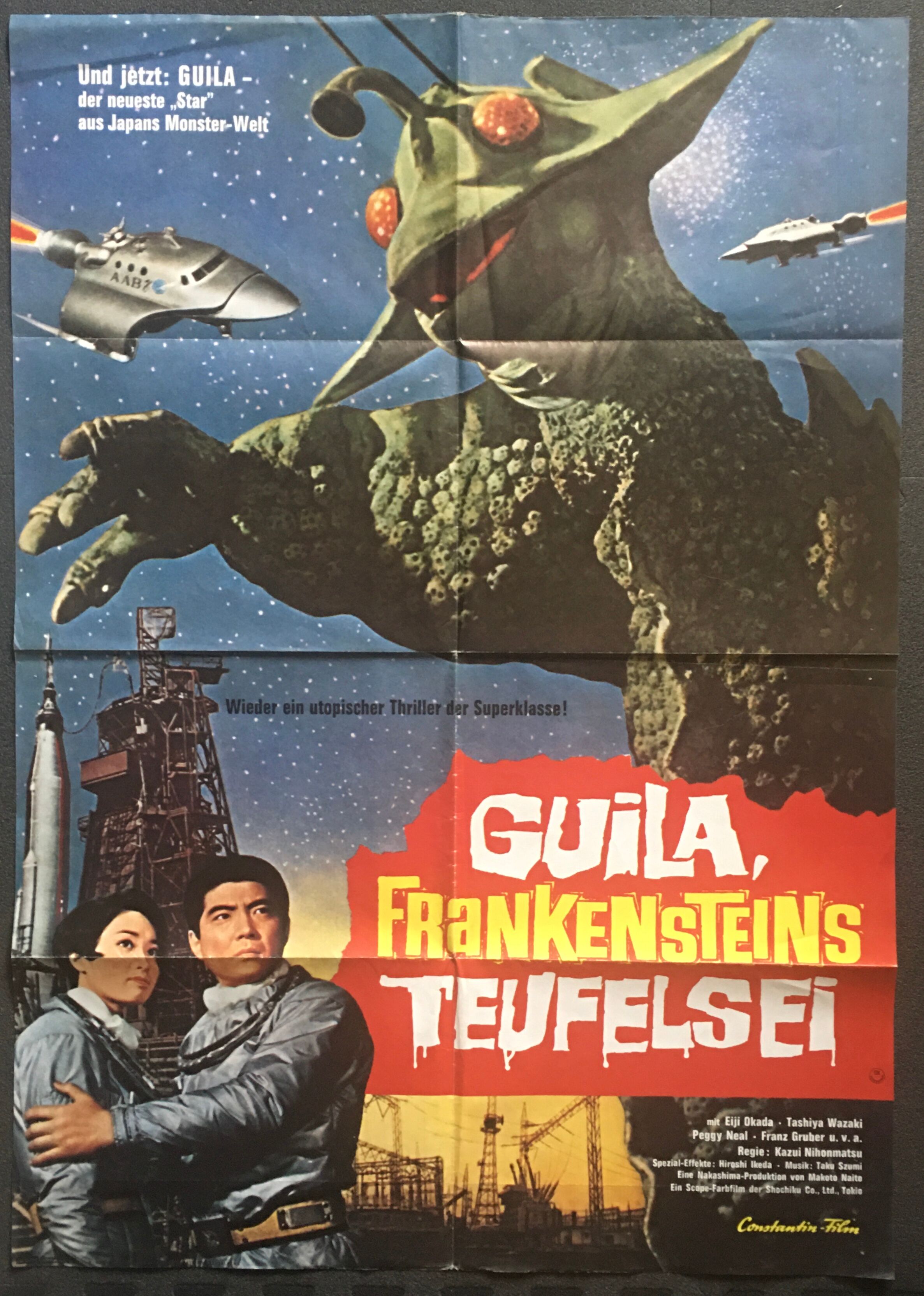 The X From Outer Space - original German poster - 1972