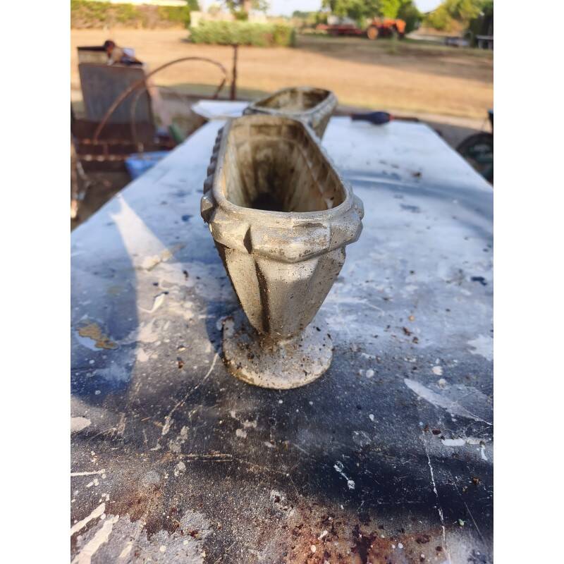 Pair of cast iron planters from 1900 in Charleville - Mézières