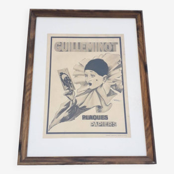 Publicité originale Plaques photographiques Guilleminot - 1930