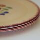 Lot de 2 assiettes à dessert Aurore des faïenceries Longchamp