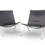 Pair of Scandinavian armchairs model PK22