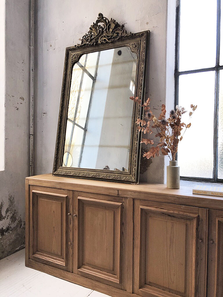 Mirror rosette Louis XVI 90x154cm