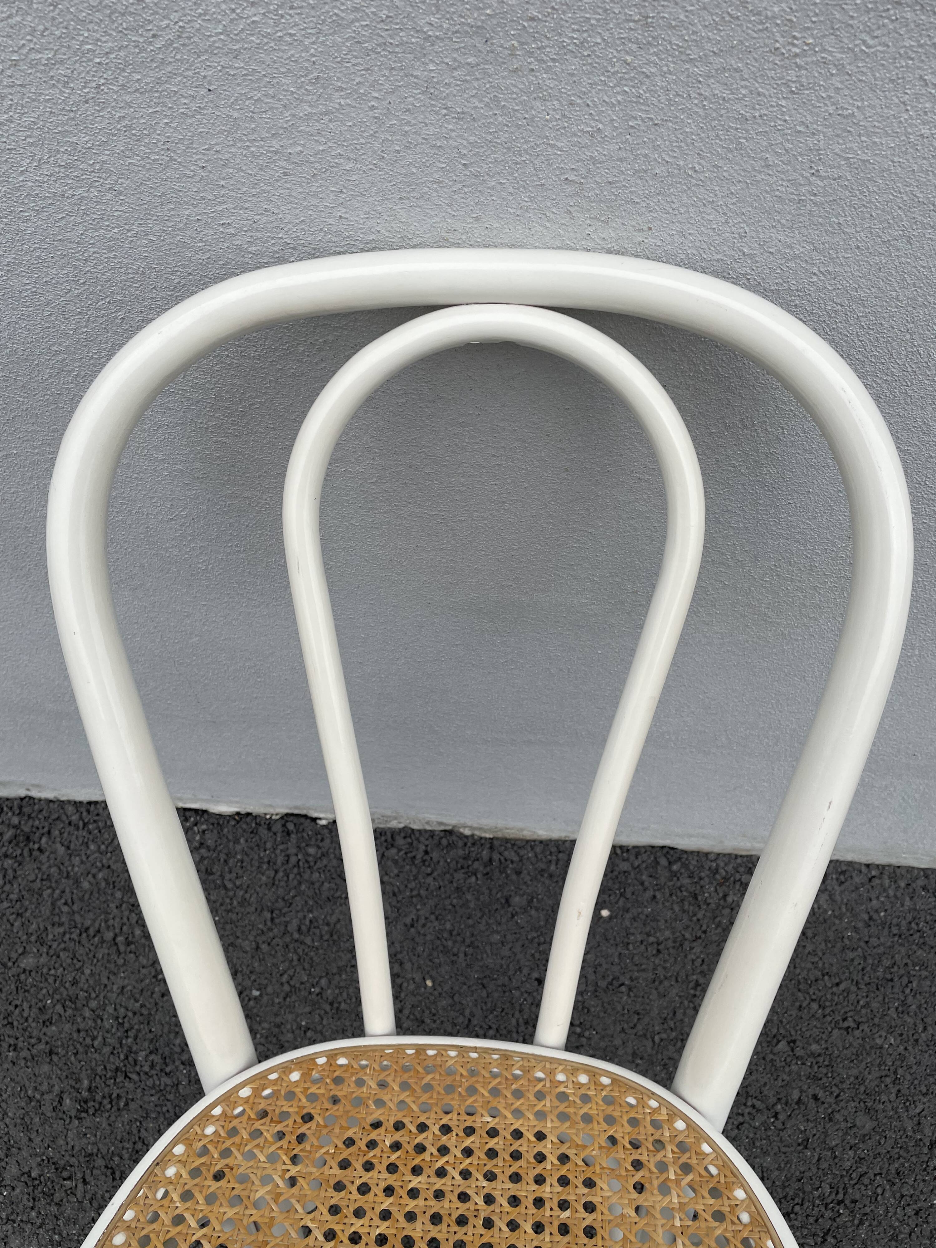 Canned bistro chair