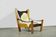 Fauteuil safari vintage par john de haard / 1960 gebroeders jonkers