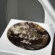 Dish in petrified wood