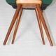 Set of 4 Teak Dining Chairs by van Os, 1950s
