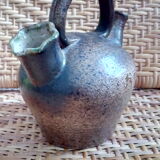 Signed gargulette pitcher in sandstone