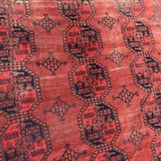 Large carpet former Turkmen afghan handmade 286 X 342 CM
