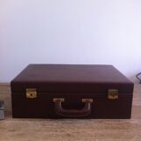 Vintage faux leather suitcase