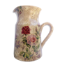Romantic pitcher with roses made in Corrèze