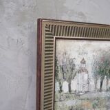Vladimir Jurpalov, Russian Modern Painting, Oil on Canvas, 1995, Framed.
