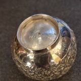 Silver-plated table salt and pepper shaker