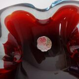 Sommerso Murano Glass Ashtray, Italy, 1960s