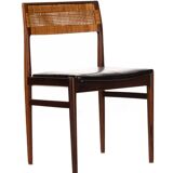 6x Dining Chairs by Erik Wørts 50s in Palisander