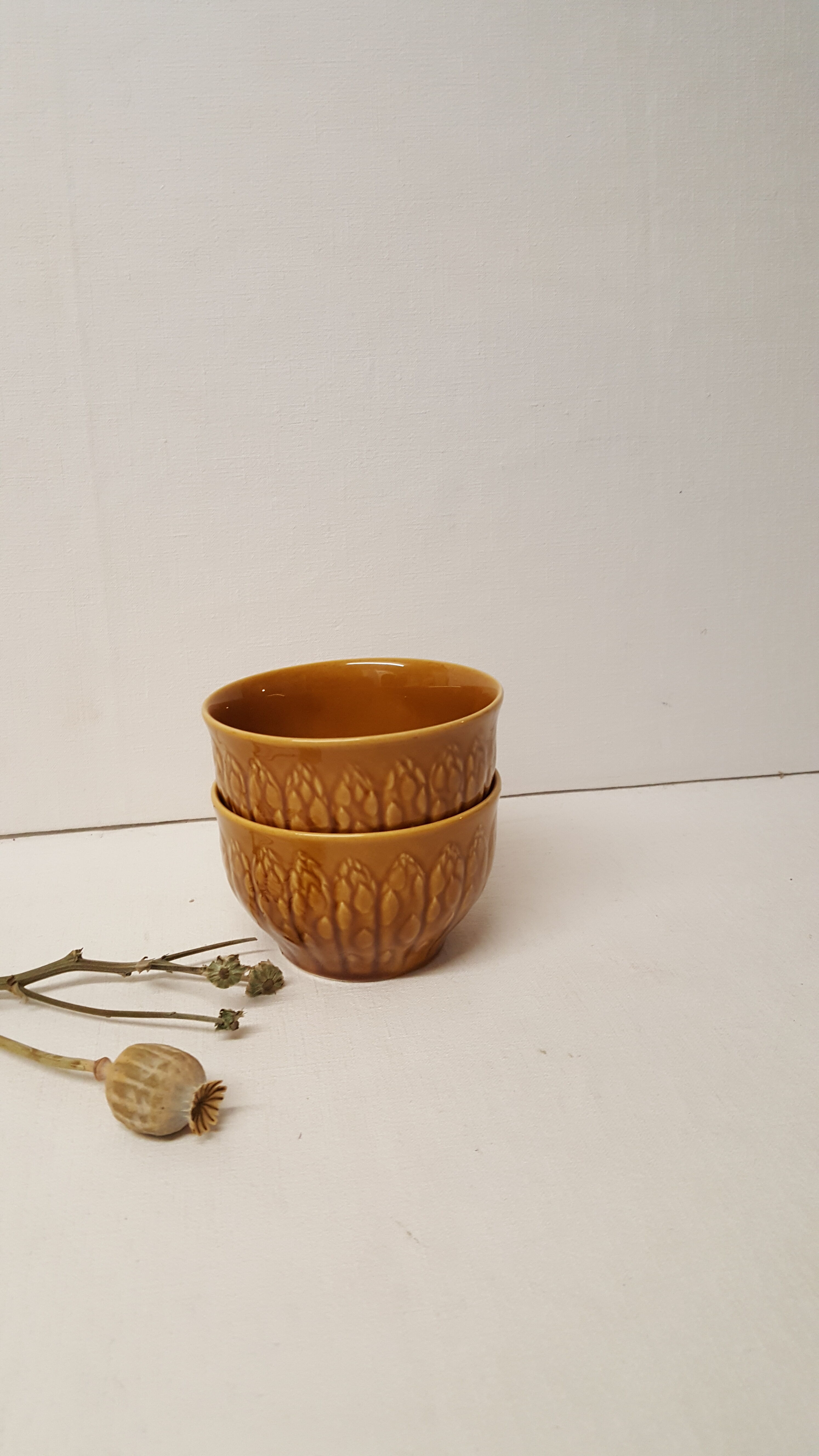 Gien France ramekin duo