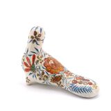 Multicolored ceramic folk bird from Mexico, 1970s