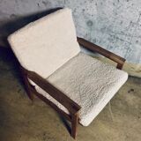 Scandinavian wool armchair