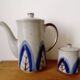Vintage coffee pot and sugar bowl