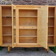 Wardrobe wardrobe and vintage shelves 50s, mirrors
