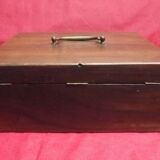 Old wooden cabinet with storage compartments