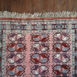 Handmade Turkmen silk carpet 163x117cm