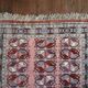 Tapis Turkmène soie fait main 163x117cm