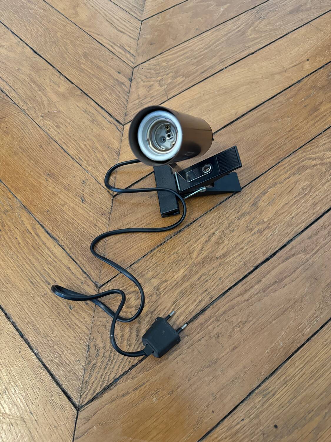 Clamp lamp from the 70s-80s.