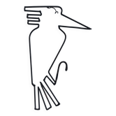 sculpture oiseau moderniste métal années 60