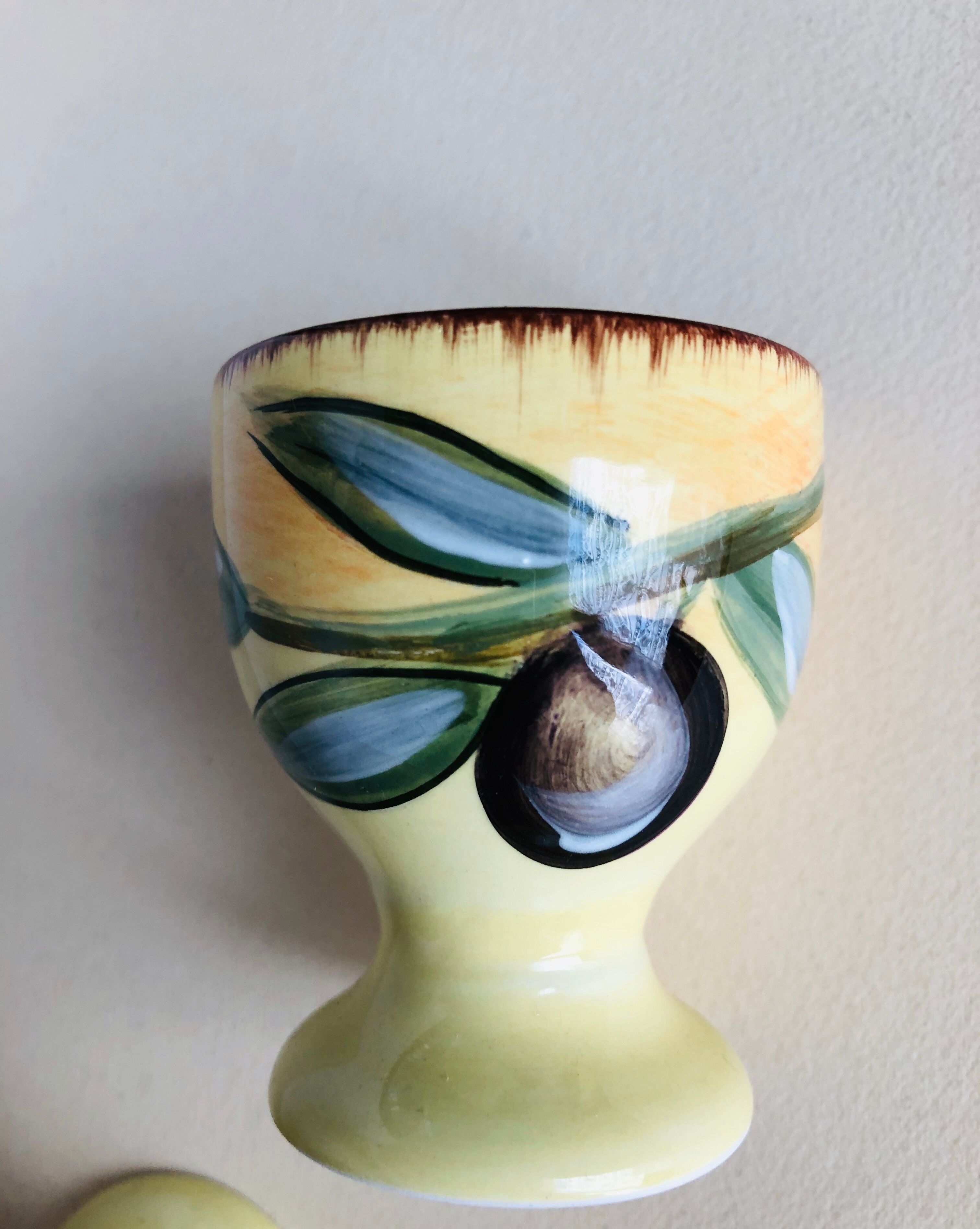 Set of 7 ceramic cockroaches