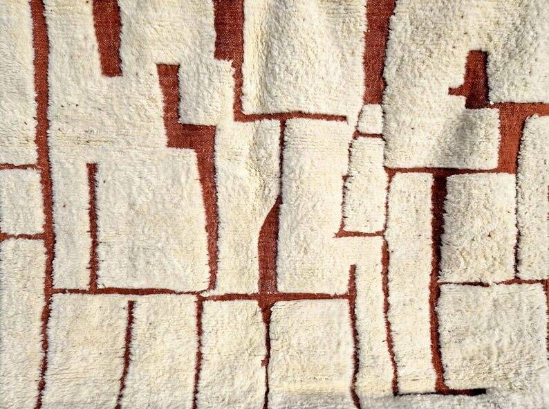 Moroccan Berber wool rug size 300x400 cm