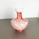 Vintage pop art opaline Florence vase design, Italy