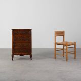 Louis XV Style Oak Chest of Drawers, France