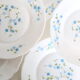 Dessert plates 6 Arcopal, Veronica pattern