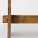 Art Deco bench in solid oak, France circa 1940