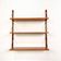 Danish teak shelving unit, set of 3 shelves in the style of Cadovius