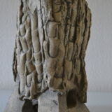 Lampe sculpture tete gaulois signee Mazoyer 1977