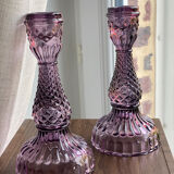 Pair of candle holders