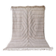 Large Sculpted Beni Ourain Rug with Geometric Design 300x200cm