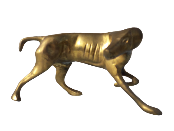 Brass dog