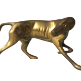 Brass dog
